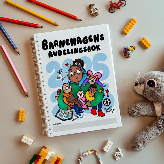 Barnehagens avdelingsbok 2025/2026 produktbilde